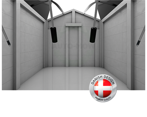 Caseta Robot cortac�sped my robot home blanca y negra